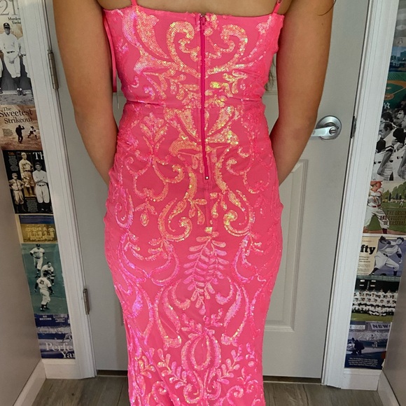 Windsor Brand new with tags Gorgeous Hot pink dress - Picture 3 of 10
